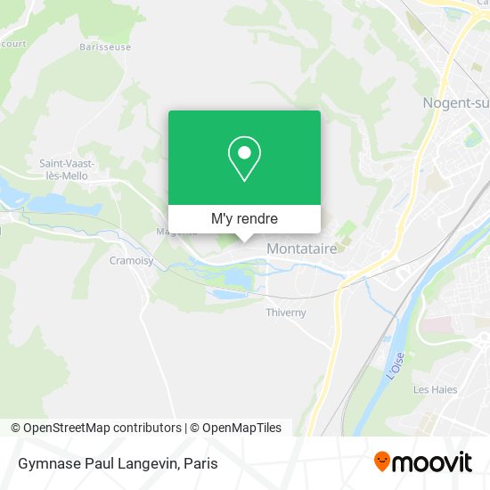 Gymnase Paul Langevin plan