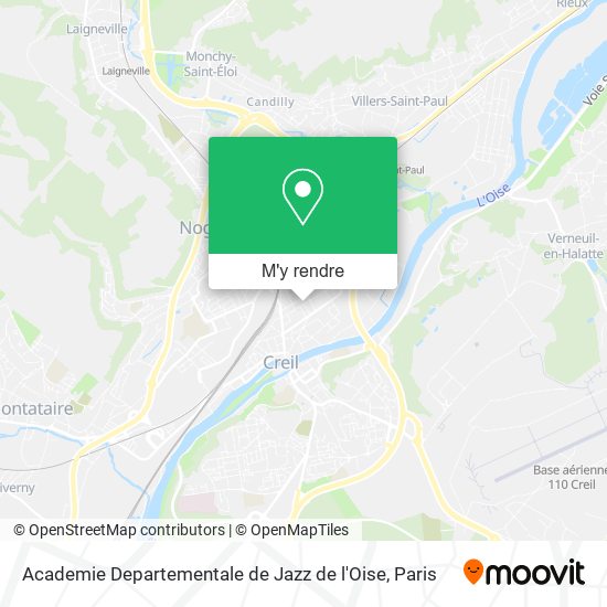 Academie Departementale de Jazz de l'Oise plan