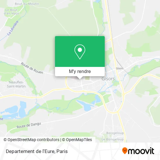 Departement de l'Eure plan