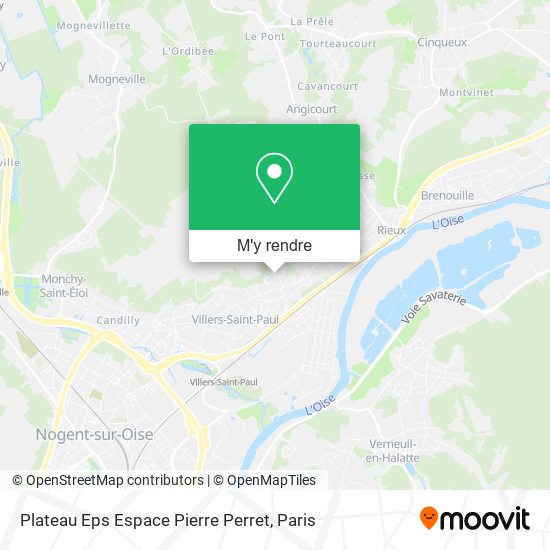 Plateau Eps Espace Pierre Perret plan