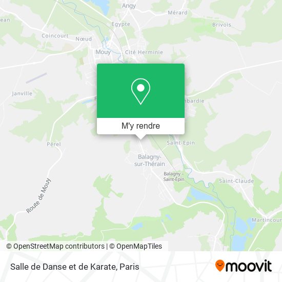 Salle de Danse et de Karate plan
