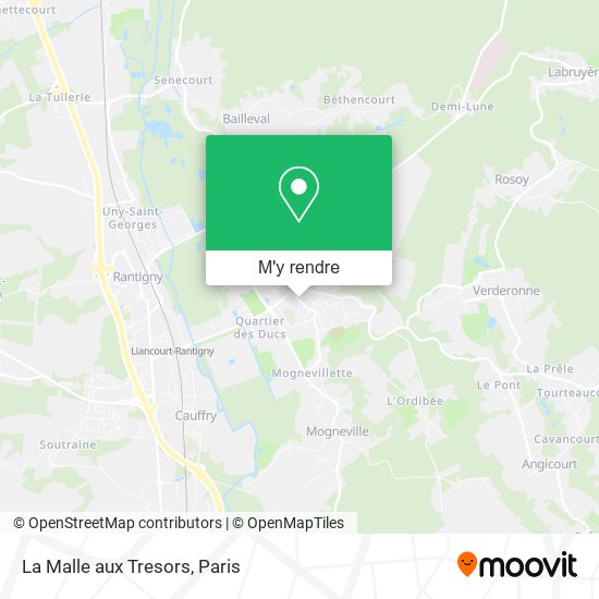 La Malle aux Tresors plan