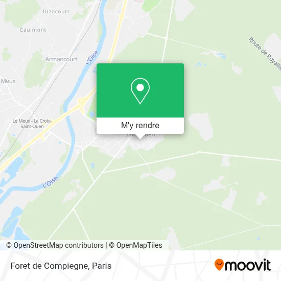 Foret de Compiegne plan