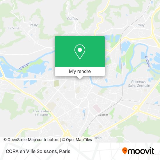 CORA en Ville Soissons plan