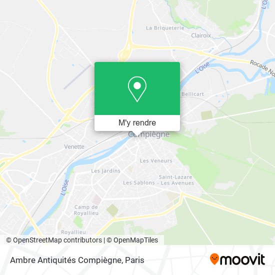 Ambre Antiquités Compiègne plan