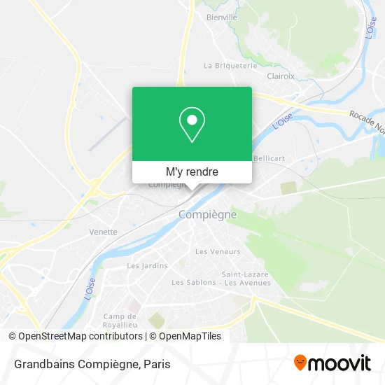 Grandbains Compiègne plan