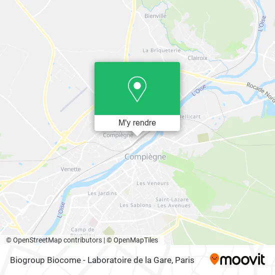 Biogroup Biocome - Laboratoire de la Gare plan