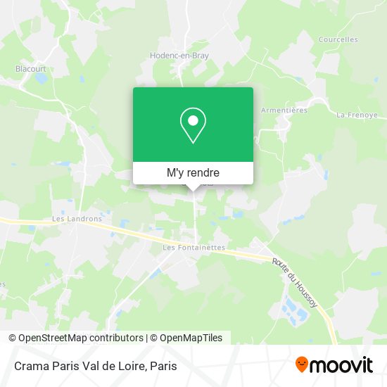 Crama Paris Val de Loire plan