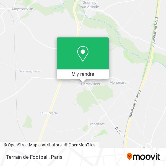 Terrain de Football plan