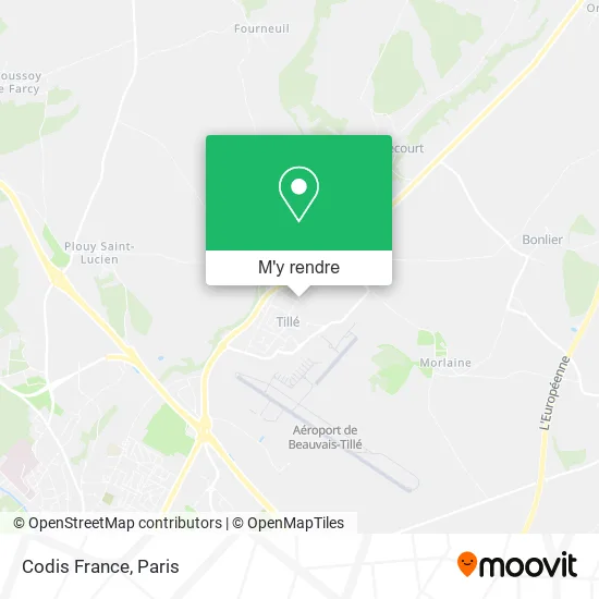 Codis France plan