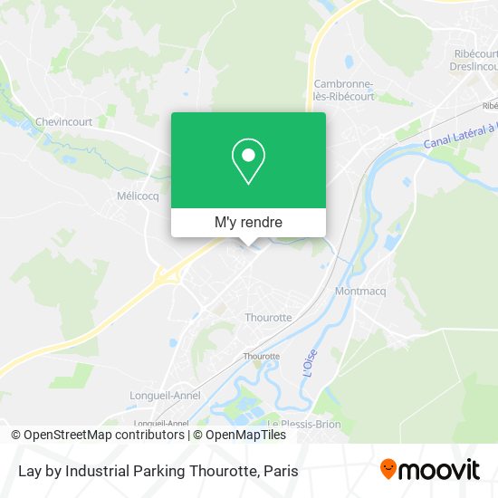 Lay by Industrial Parking Thourotte plan
