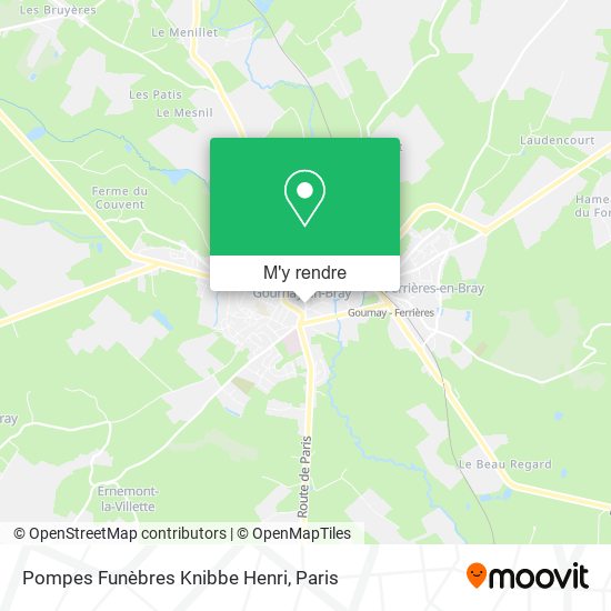 Pompes Funèbres Knibbe Henri plan
