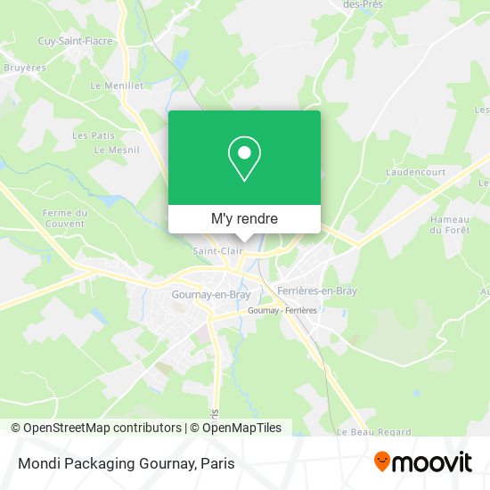 Mondi Packaging Gournay plan