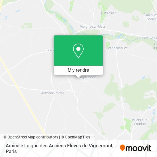Amicale Laique des Anciens Eleves de Vignemont plan