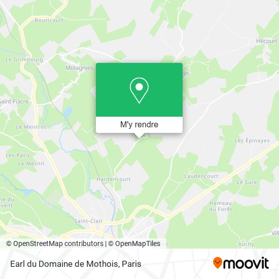 Earl du Domaine de Mothois plan