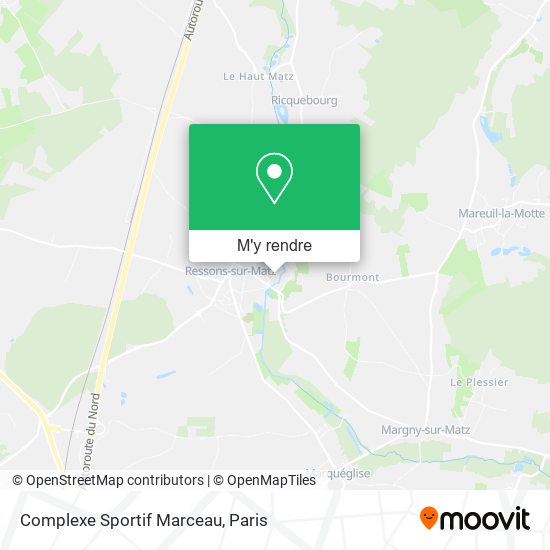 Complexe Sportif Marceau plan