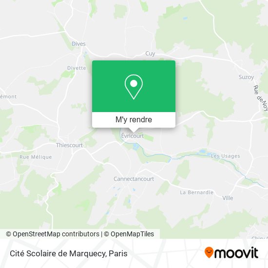Cité Scolaire de Marquecy plan