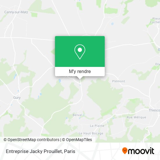 Entreprise Jacky Prouillet plan