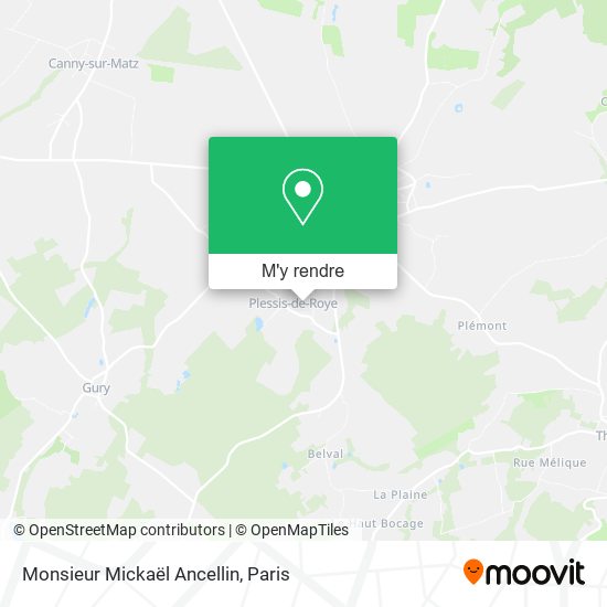 Monsieur Mickaël Ancellin plan