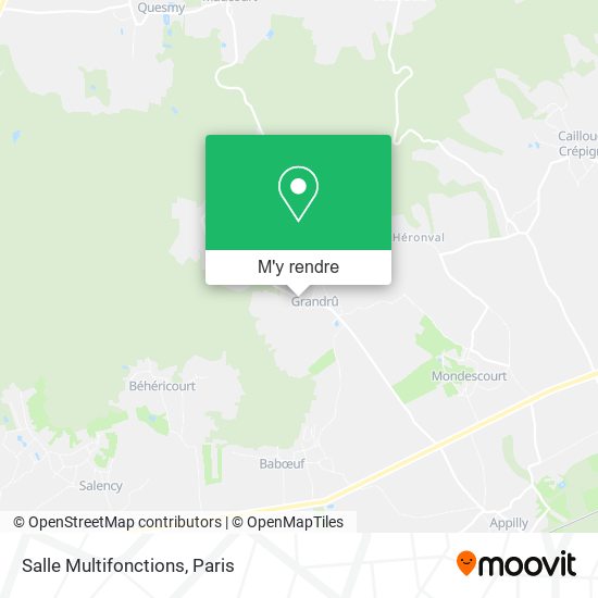 Salle Multifonctions plan