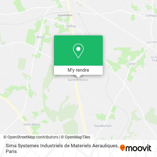 Sima Systemes Industriels de Materiels Aerauliques plan