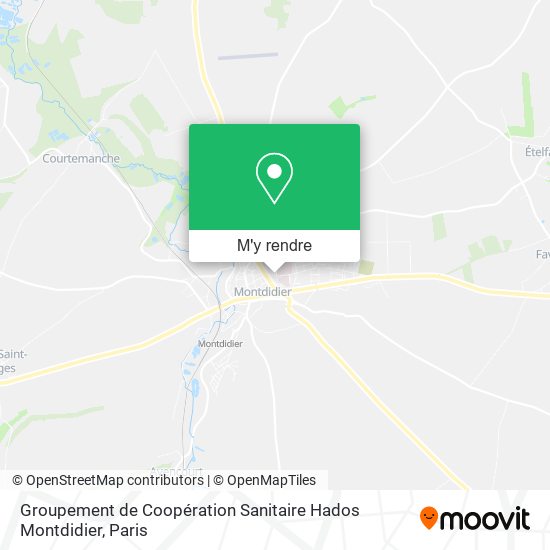 Groupement de Coopération Sanitaire Hados Montdidier plan