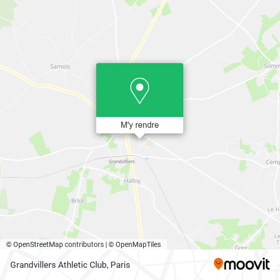 Grandvillers Athletic Club plan