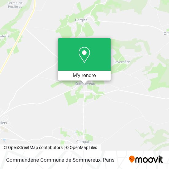 Commanderie Commune de Sommereux plan