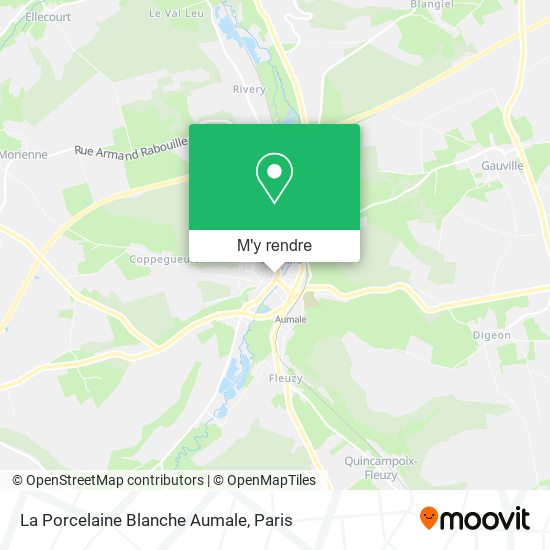 La Porcelaine Blanche Aumale plan
