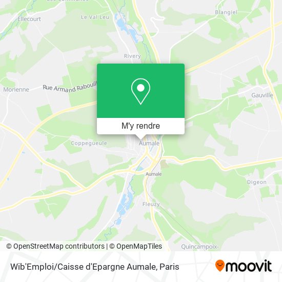 Wib'Emploi / Caisse d'Epargne Aumale plan
