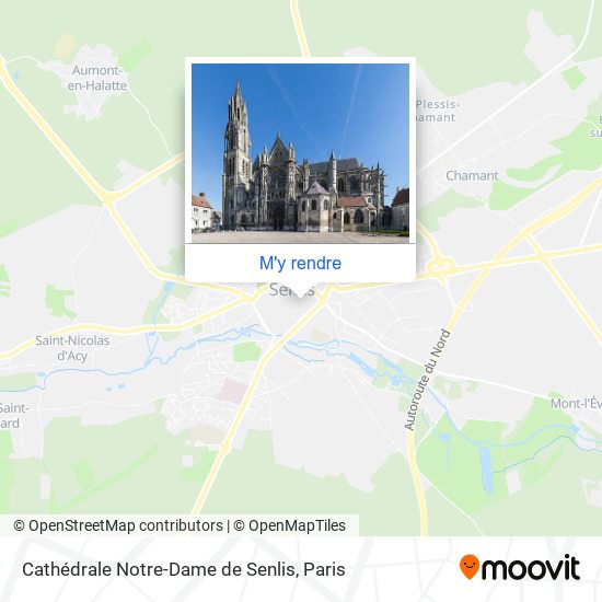 Cathédrale Notre-Dame de Senlis plan