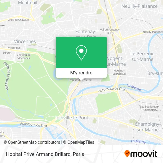 Hopital Prive Armand Brillard plan