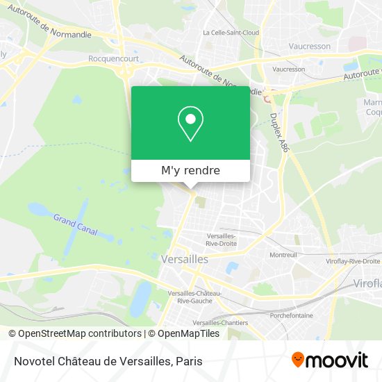 Novotel Château de Versailles plan