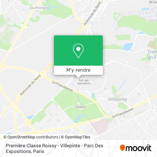 Première Classe Roissy - Villepinte - Parc Des Expositions plan