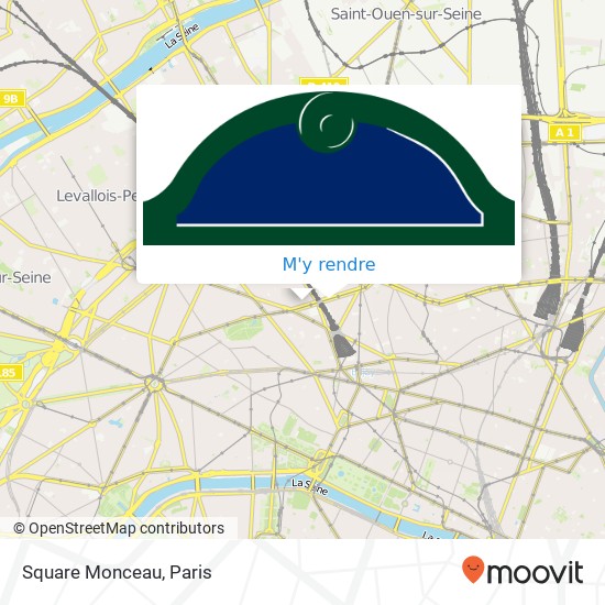 Square Monceau plan
