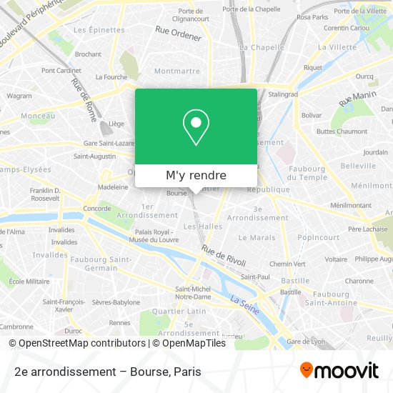 2e arrondissement – Bourse plan