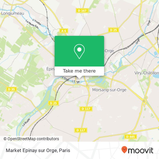 Market Epinay sur Orge plan