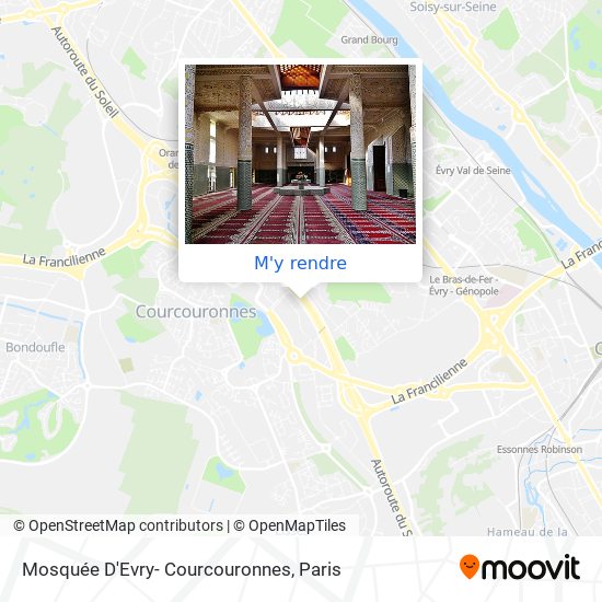 Mosquée D'Evry- Courcouronnes plan