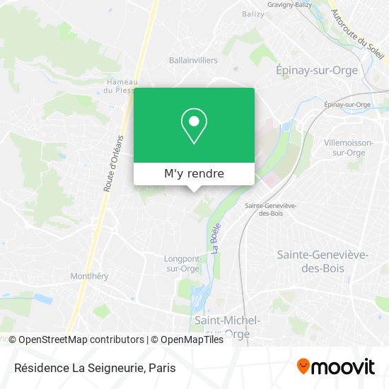 Résidence La Seigneurie plan