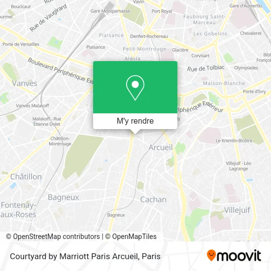 Courtyard by Marriott Paris Arcueil plan