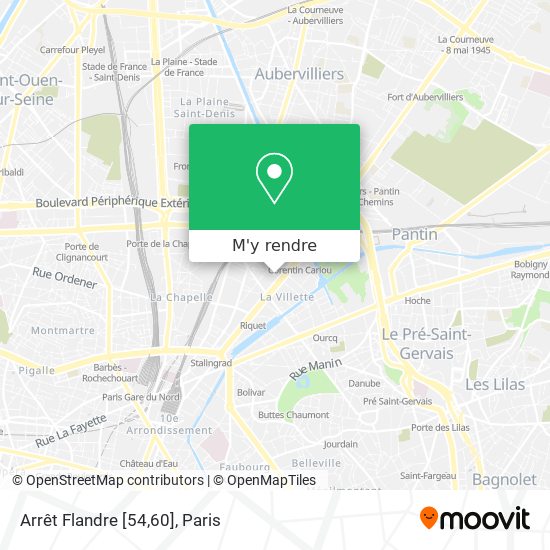 Arrêt Flandre [54,60] plan