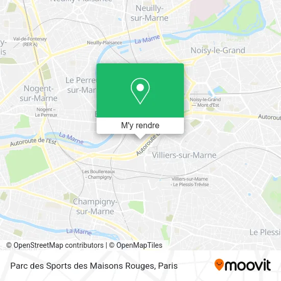 Parc des Sports des Maisons Rouges plan