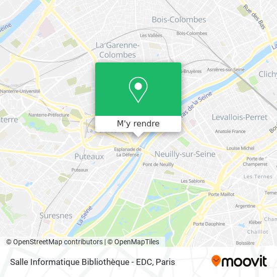 Salle Informatique Bibliothèque - EDC plan