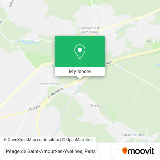 Péage de Saint-Arnoult-en-Yvelines plan