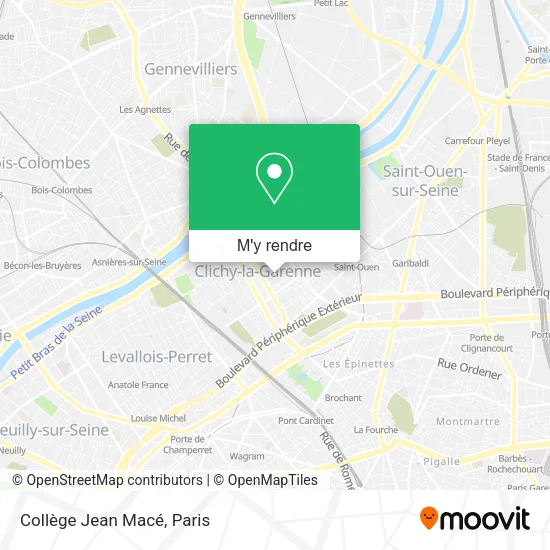 Collège Jean Macé plan