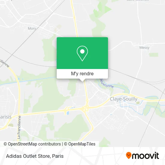 Adidas Outlet Store plan