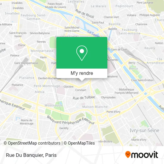 Rue Du Banquier plan