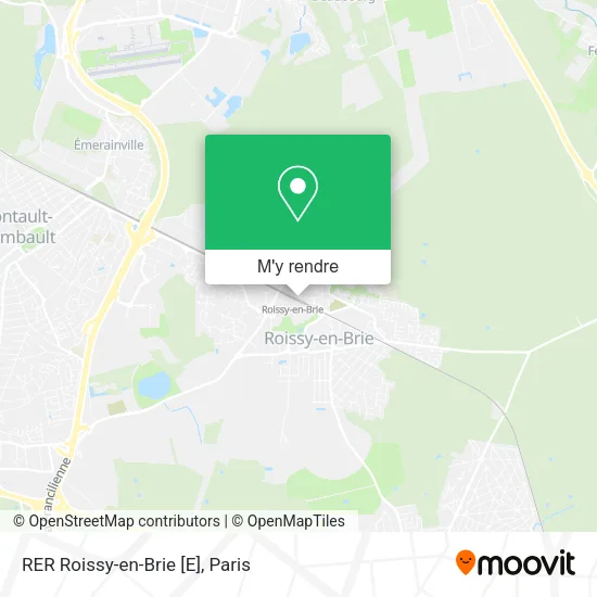 RER Roissy-en-Brie [E] plan
