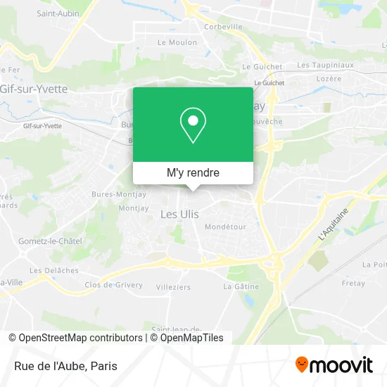 Rue de l'Aube plan