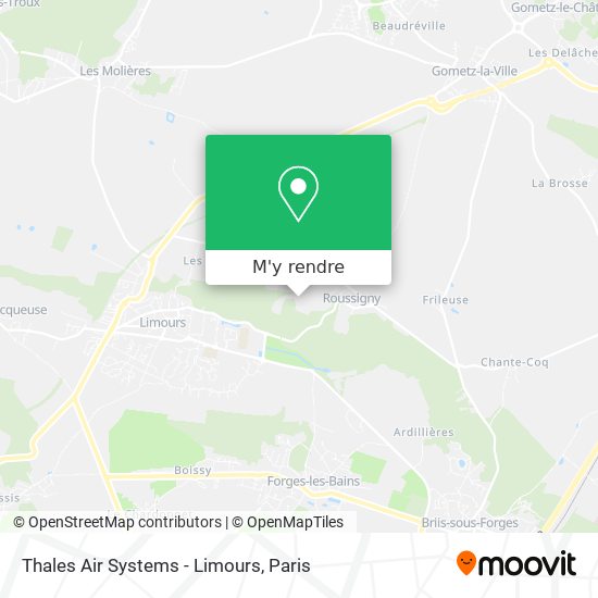 Thales Air Systems - Limours plan